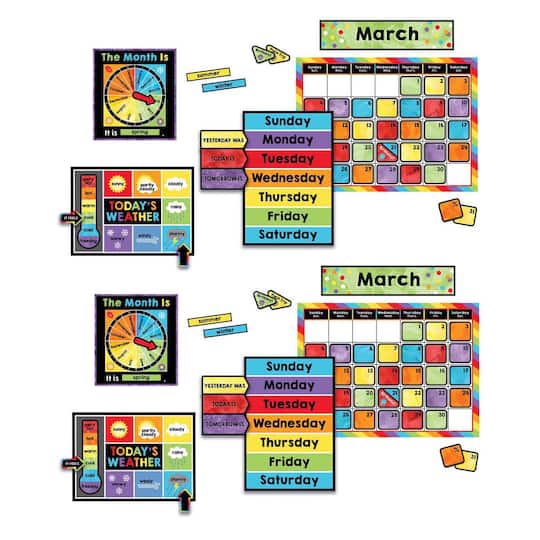 Carson Dellosa® Celebrate Learning Calendar Bulletin Board Set, 2 Sets of 172 pieces | Michaels®